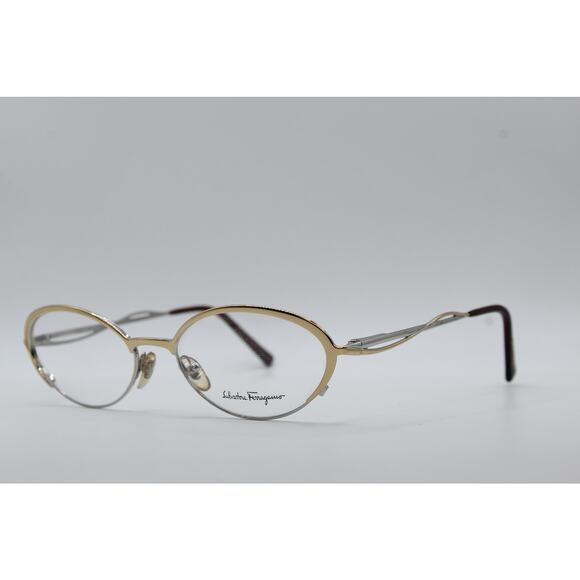 Salvatore Ferragamo 1548 527 Round Cat Eye Eyeglasses - Picture 1 of 5